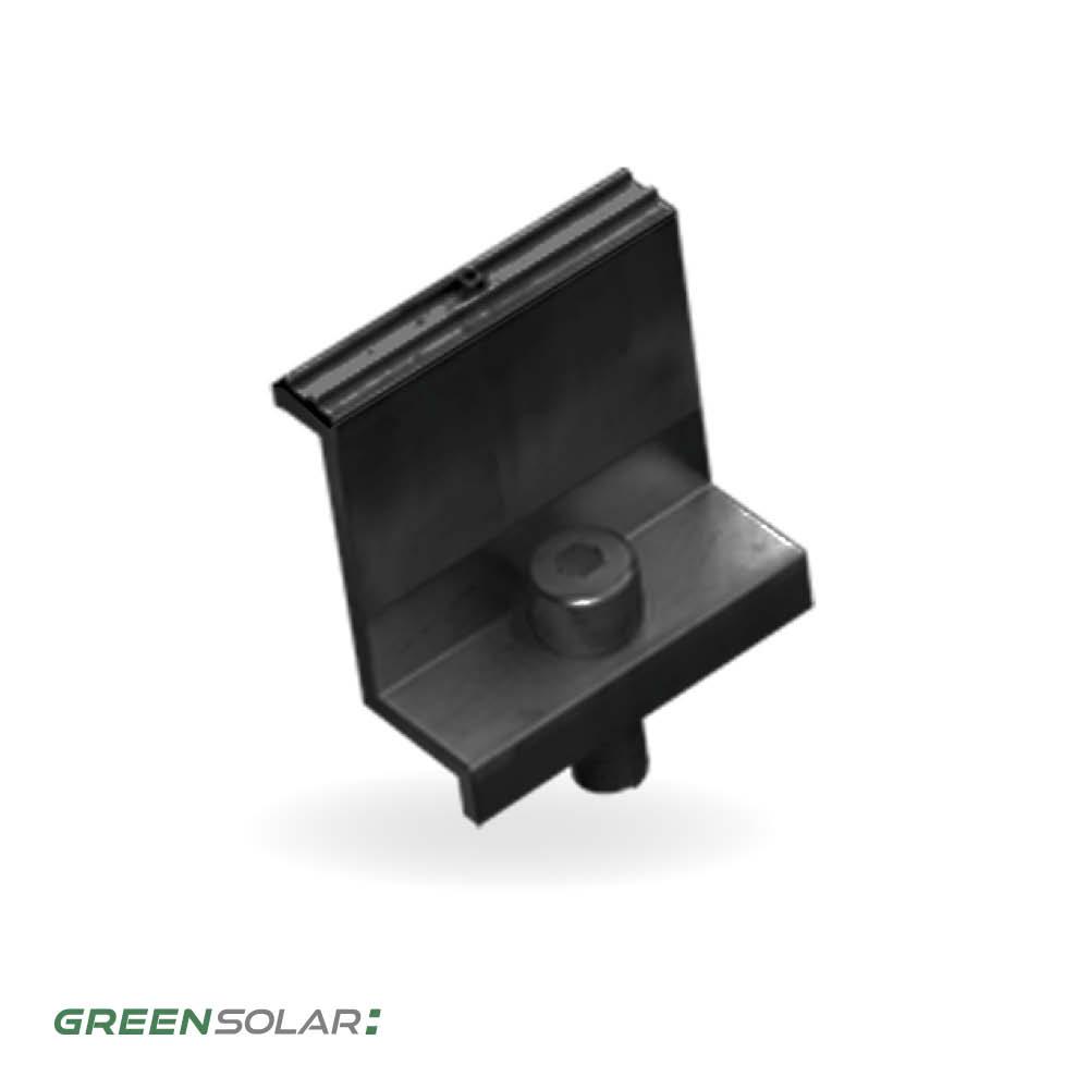 Endklemme mit Pin für Flachdach & Boden